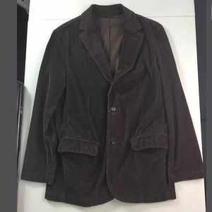 Sonoma Lifestyle Mens Blazer Sz M Brown Corduroy